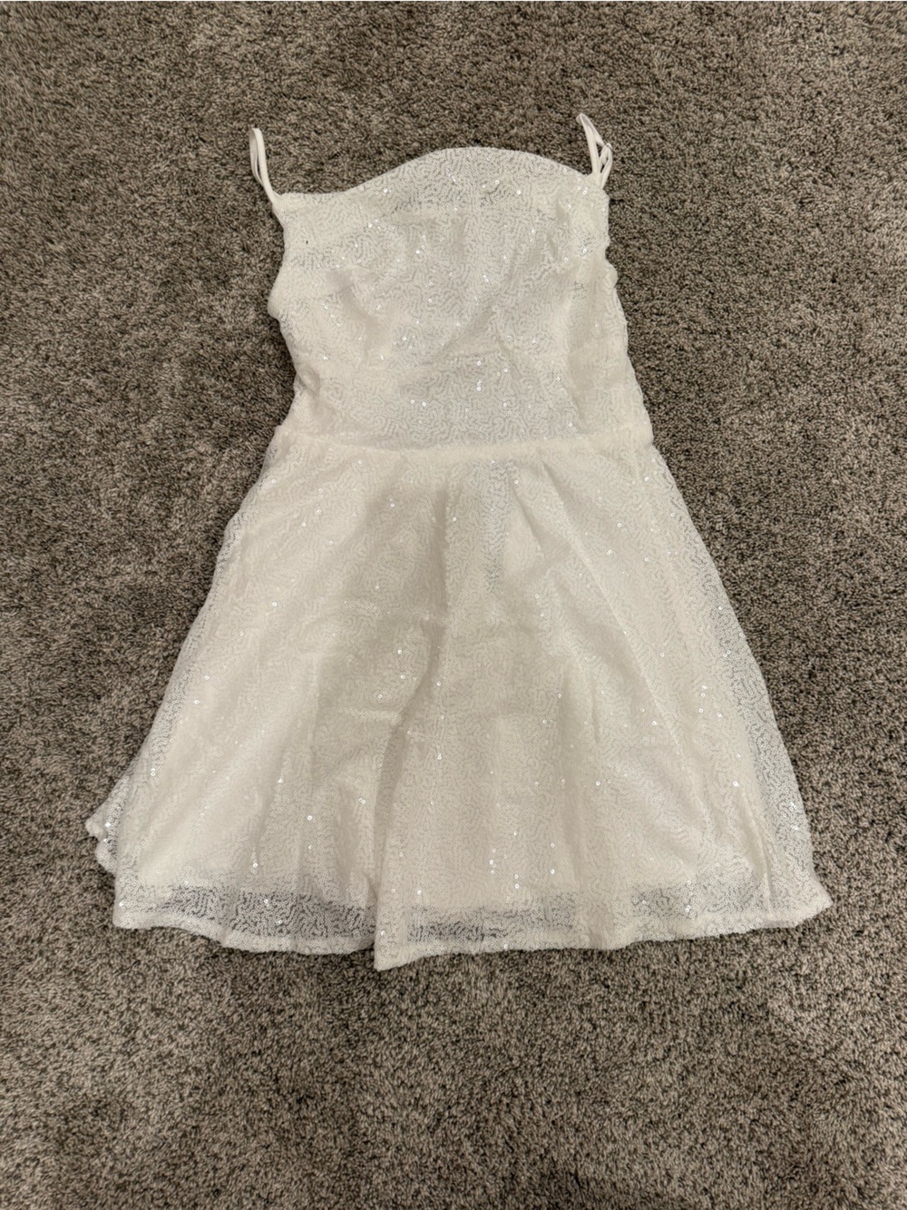 White Sparkle Dress - NWOT